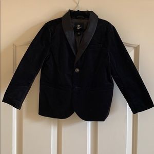 Toddler Boys Velvet Blazer